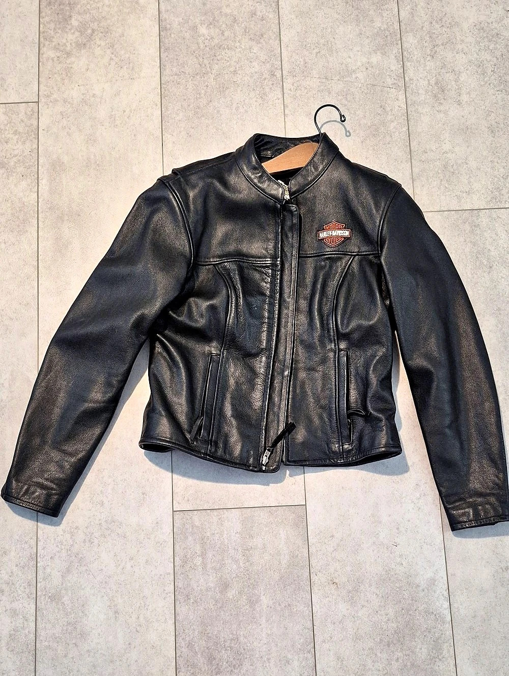 Harley-Davidson Leather Motorcycle Jacket Size Medium